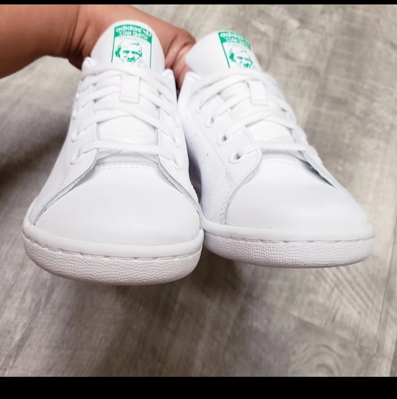 🆕️ NWT🎁 Adidas Stan Smith Youth Sz 3 Big Kid - Picture 9 of 13